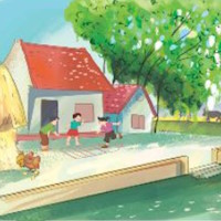 PowerPoint Tiếng Việt 3 Bài 18: Viết đoạn văn nêu tình cảm, cảm xúc của em với quê hương tích hợp AI