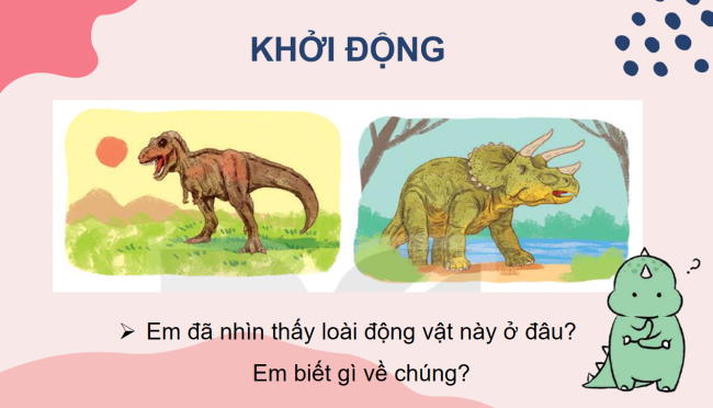 PowerPoint Tiếng Việt 2 Bài 10: Khủng long