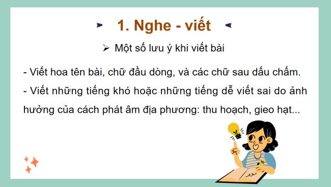 PowerPoint Tiếng Việt 2 Bài 6: Nghe - viết Mùa vàng