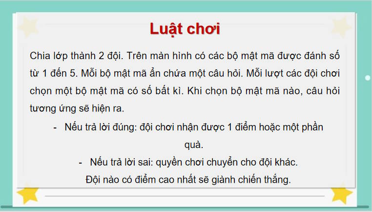 Trò chơi khởi động Toán 7 Bài 10 Tập hợp các số hữu tỉ