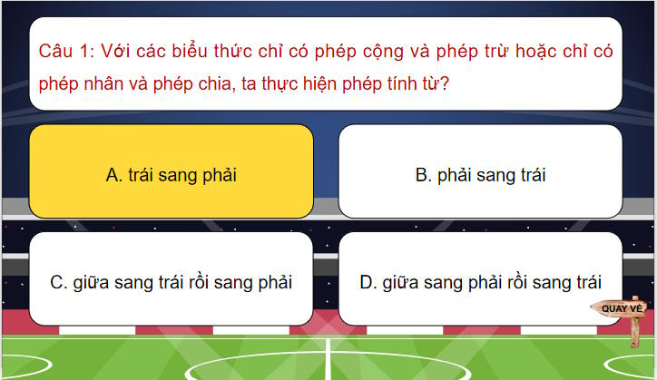 Trò chơi khởi động Toán 7 Bài 4 Tập hợp các số hữu tỉ