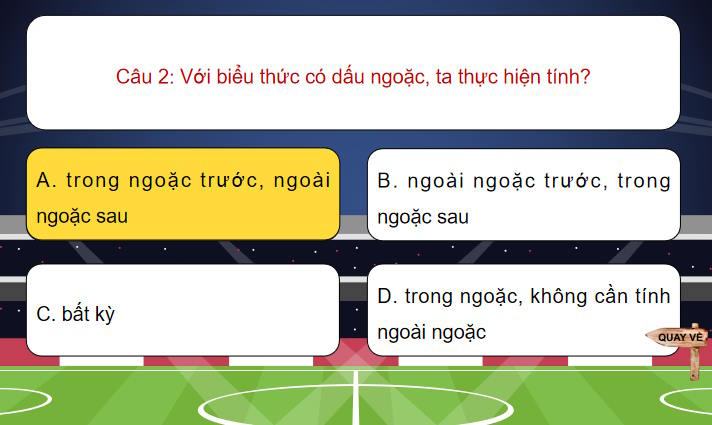 Trò chơi khởi động Toán 7 Bài 4 Tập hợp các số hữu tỉ