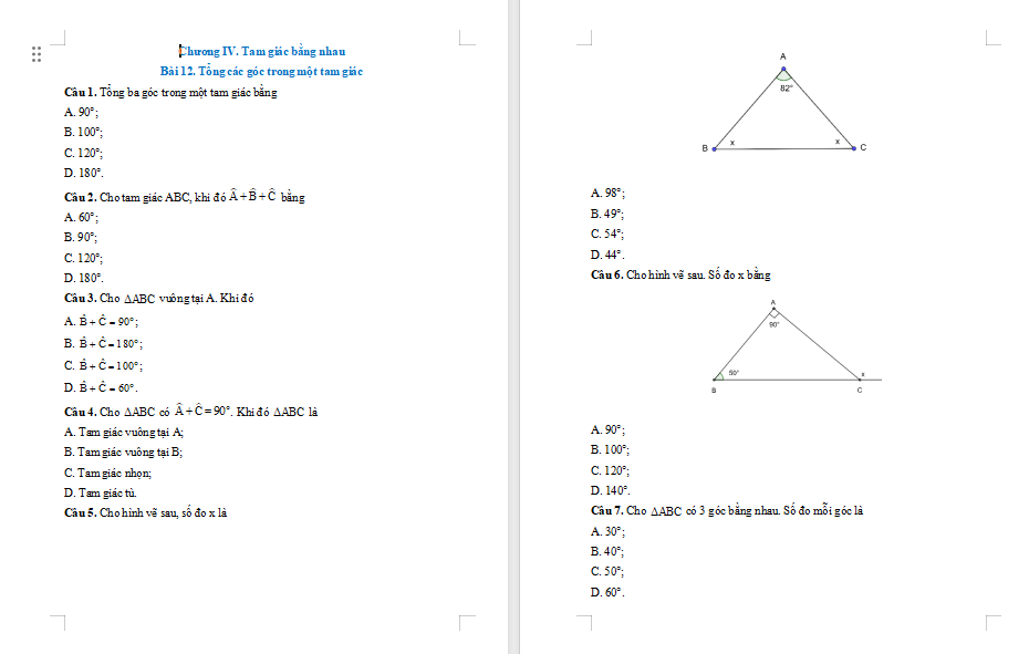 Bài tập Toán 7 Bài 12 Tập hợp các số hữu tỉ