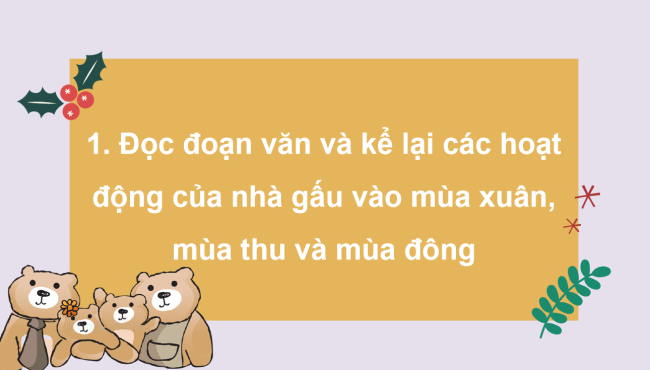 PowerPoint Tiếng Việt 2 Bài 12: Viết đoạn văn kể về hoạt động của con vật. Đọc mở rộng