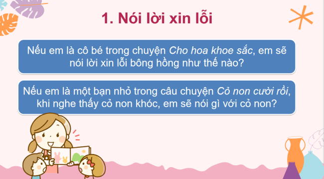 PowerPoint Tiếng Việt 2 Bài 14: Viết lời xin lỗi. Đọc mở rộng