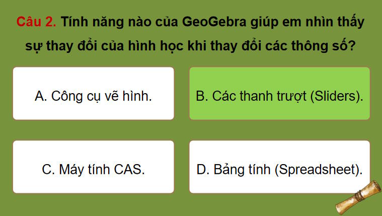 Toán 7 Vẽ hình đơn giản với phần mềm Geogebra