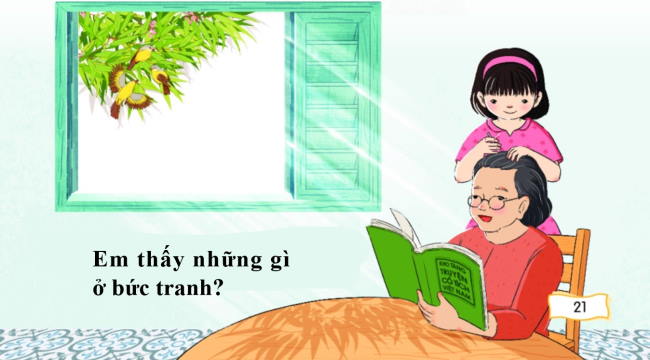 PowerPoint Tiếng Việt 2 Bài 4: Đọc Bên cửa sổ