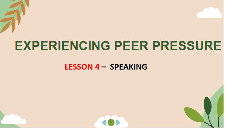 Tiếng Anh 11 Unit 9: Speaking