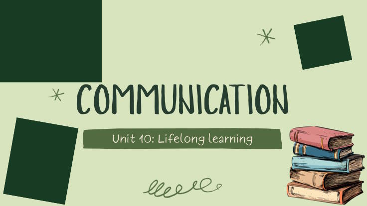 Tiếng Anh 12 Unit 10: Communication and Culture