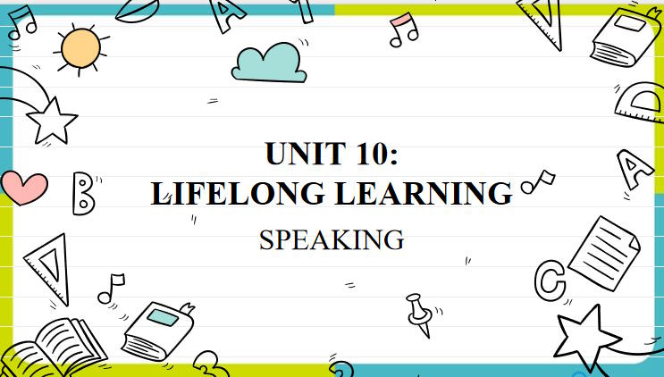 Tiếng Anh 12 Unit 10: Speaking