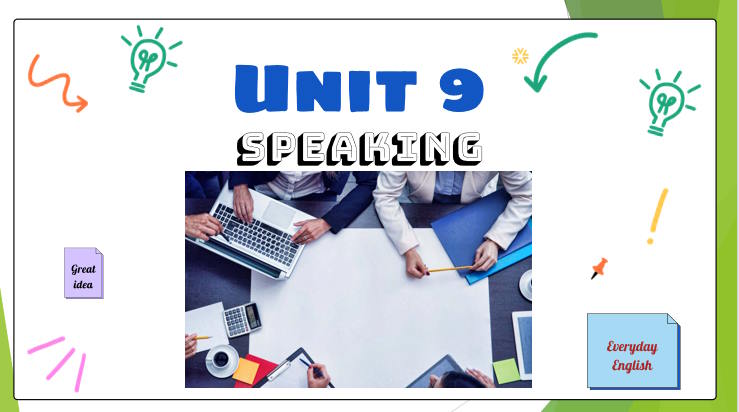 Tiếng Anh 12 Unit 9: Speaking
