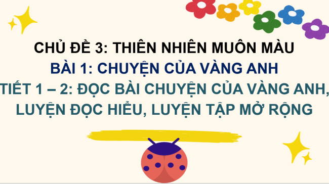 PowerPoint Tiếng Việt 2 Bài 1: Đọc Chuyện của vàng anh