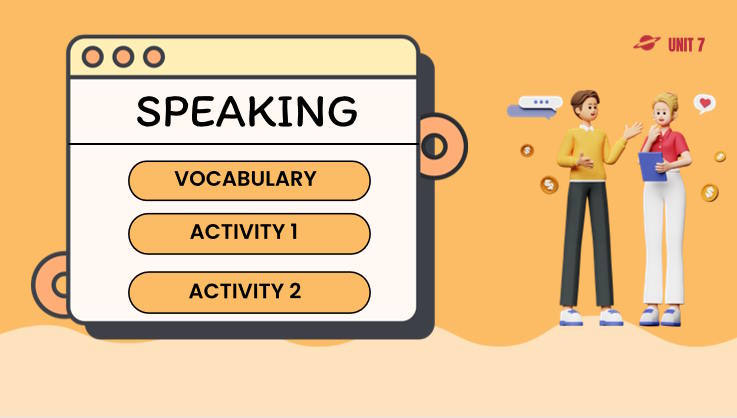 Tiếng Anh 12 Unit 7: Speaking