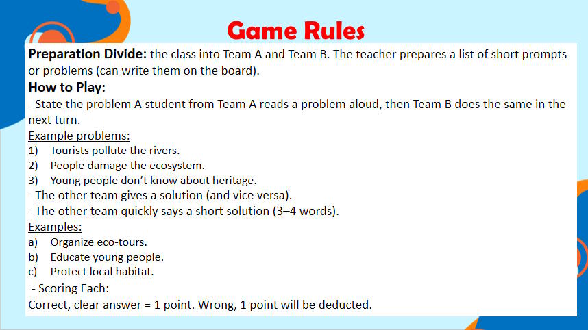 Giáo án Tiếng Anh 11 Unit 6: Speaking
