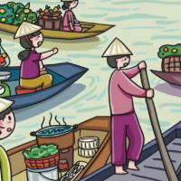 PowerPoint Tiếng Việt 3 Bài 11: Chợ nổi Cà Mau