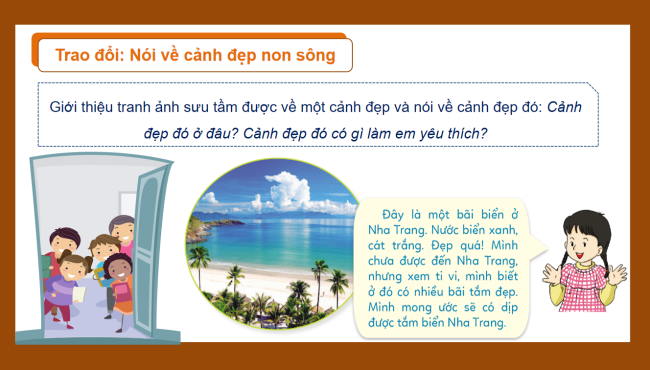 PowerPoint Tiếng Việt 3 Bài 11: Trao đổi Nói về cảnh đẹp non sông