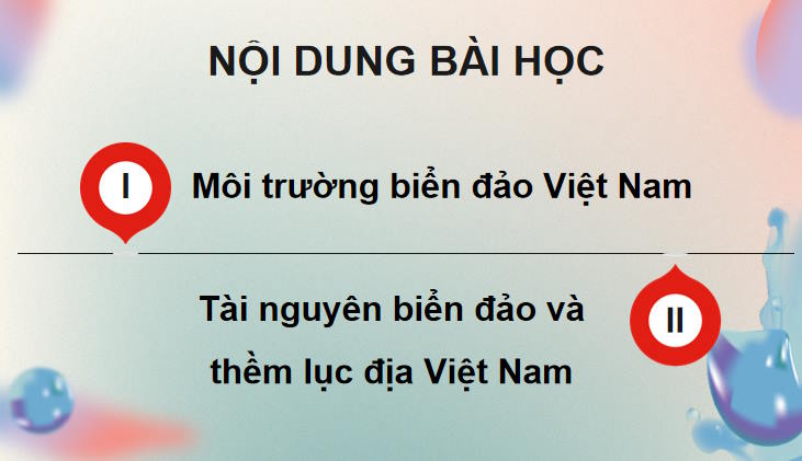 Môi trường và tài nguyên biển đảo Việt Nam