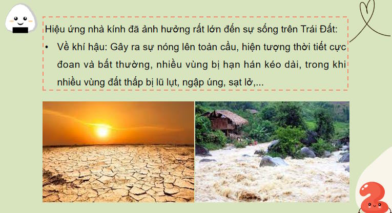 Bảo vệ môi trường giảm thiểu hiệu ứng nhà kính