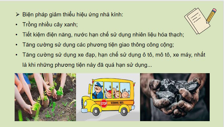 Bảo vệ môi trường giảm thiểu hiệu ứng nhà kính