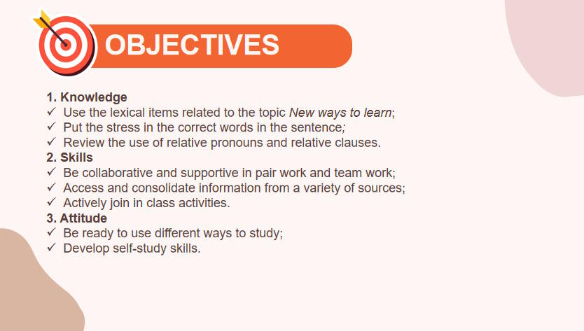 Giáo án Tiếng Anh 10 Unit 8: Language