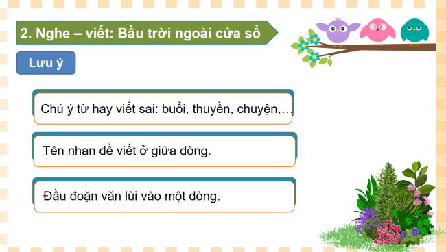 PowerPoint Bài 15: Ôn tập giữa học kì II (Tiết 4)