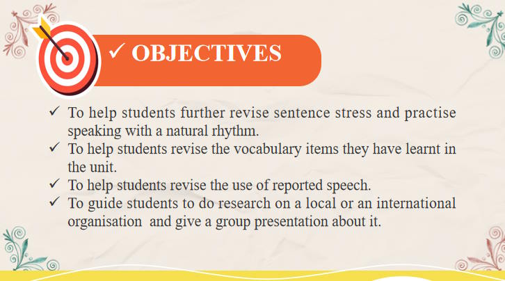 Tiếng Anh 10 Unit 9: Looking Back