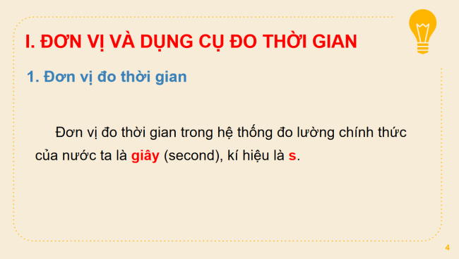 PowerPoint Khoa học tự nhiên 6 Bài 6: Đo thời gian