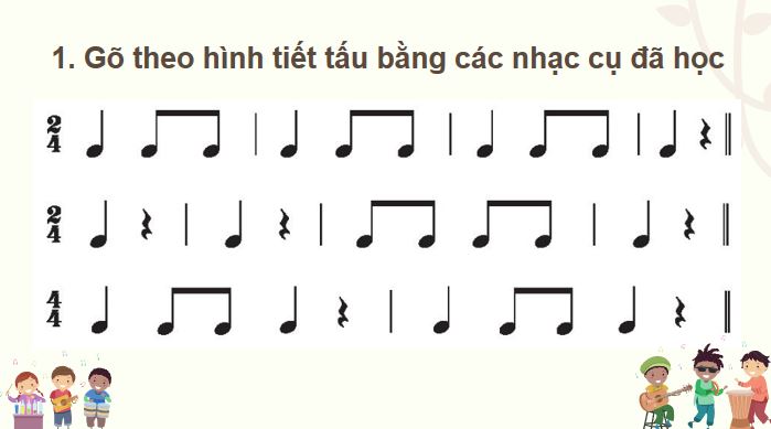 PowerPoint Âm nhạc 3 Tiết 17, 18: Ôn tập cuối học kì 1