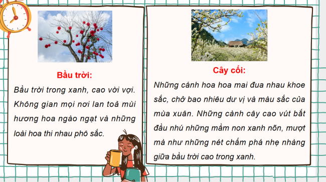 PowerPoint Tiếng Việt 3 Bài 1: Chiếc áo của hoa đào
