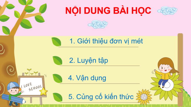 PowerPoint Toán 2: Mét