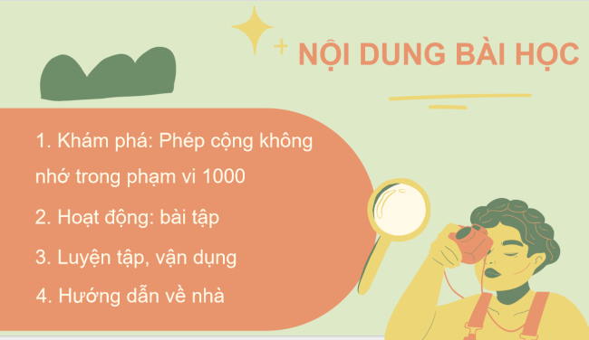PowerPoint Toán 2 Bài 59: Phép cộng (không nhớ) trong phạm vi 1000