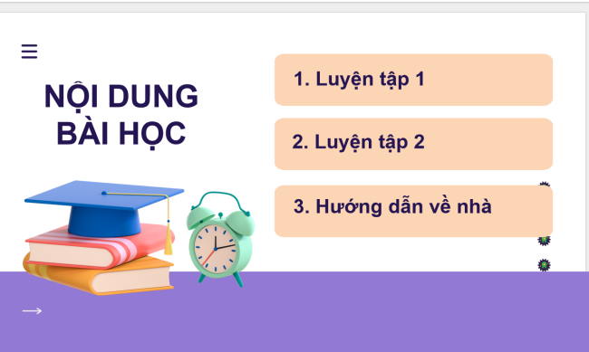 PowerPoint Toán 2 Bài 63: Luyện tập chung