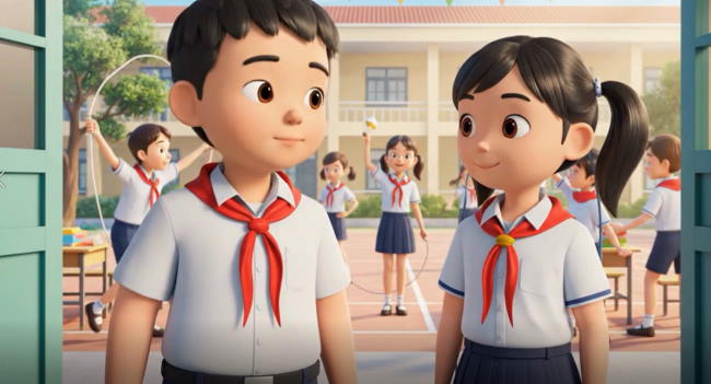 Video khởi động Mĩ thuật 4 Chủ đề 6: Mái trường yêu dấu