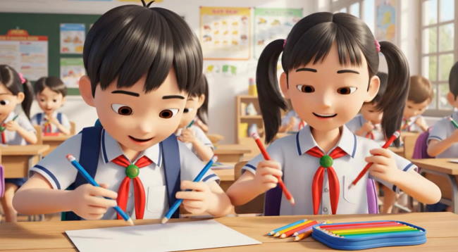 Video khởi động Mĩ thuật 4 Chủ đề 6: Mái trường yêu dấu