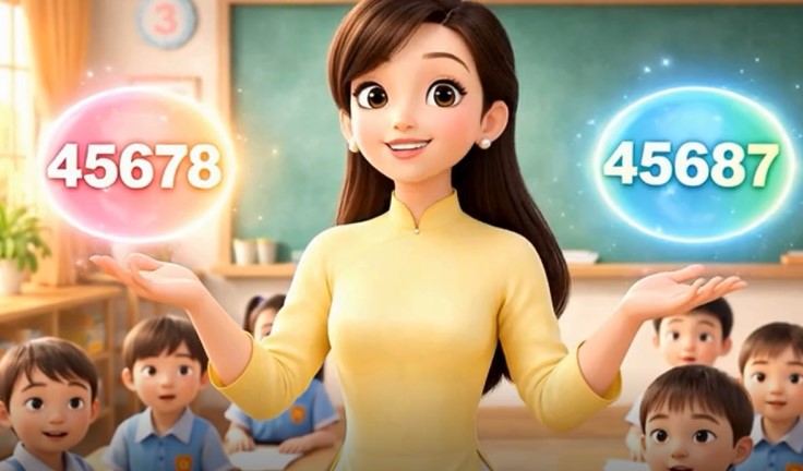 Toán 3 Bài 60: So sánh các số trong phạm vi 100000