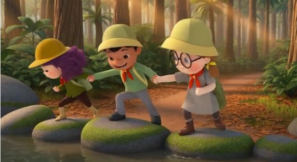 video ai khoi dong tieng viet 3 bai 24 cung bac qua suoi 3*544879