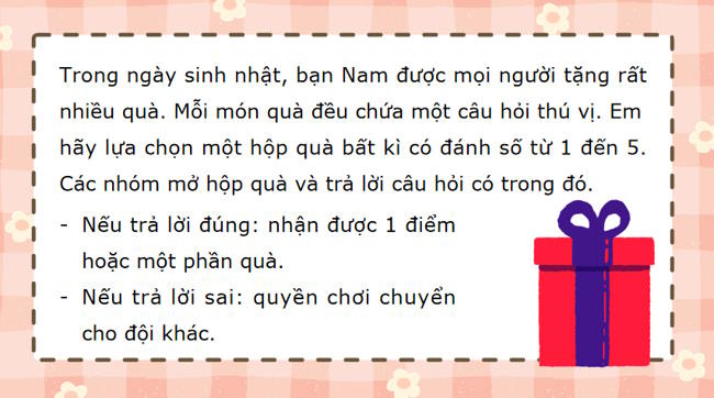 Trò chơi khởi động Giáo dục công dân 8 Bài 1