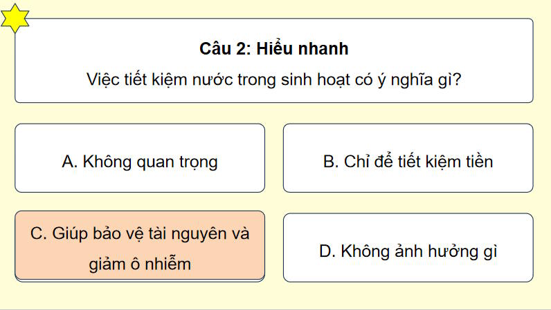 Trò chơi khởi động Giáo dục công dân 8 Bài 5
