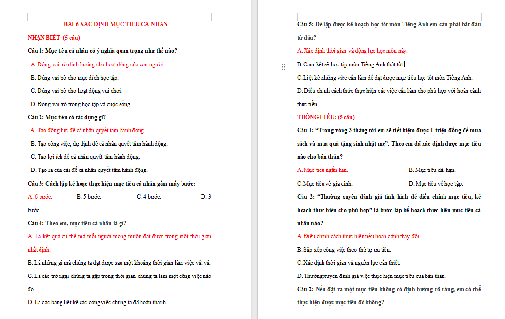 Trò chơi khởi động Giáo dục công dân 8 Bài 6