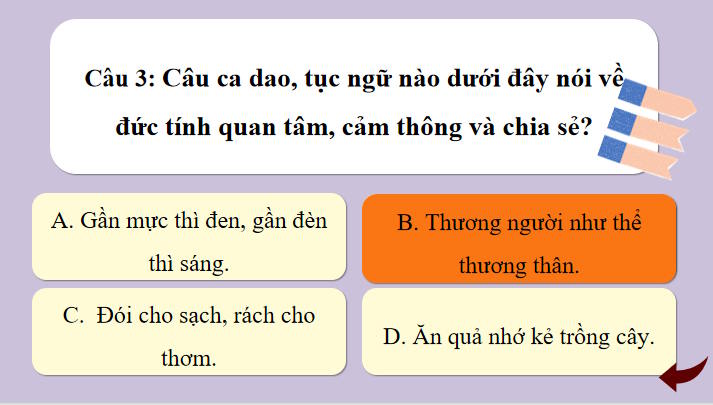 PowerPoint trò chơi khởi động Giáo dục công dân 7 Bài 2