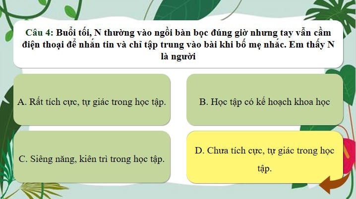 PowerPoint trò chơi khởi động Giáo dục công dân 7 Bài 3