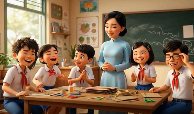 Video AI khởi động Mĩ thuật 7 Bài 14