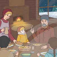 PowerPoint Tiếng Việt 3 Bài 4: Nghe - kể Ông già mùa đông và cô bé tuyết