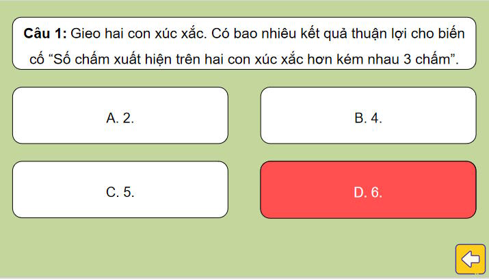 Trò chơi khởi động Toán 8 Bài 30
