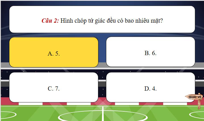 Trò chơi khởi động Toán 8 Bài 39