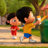 Video AI khởi động Đạo đức 2 Bài 15: Em tuân thủ quy định nơi công cộng