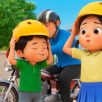 Video AI khởi động Đạo đức 3 Bài 10: An toàn khi tham gia các phương tiện giao thông