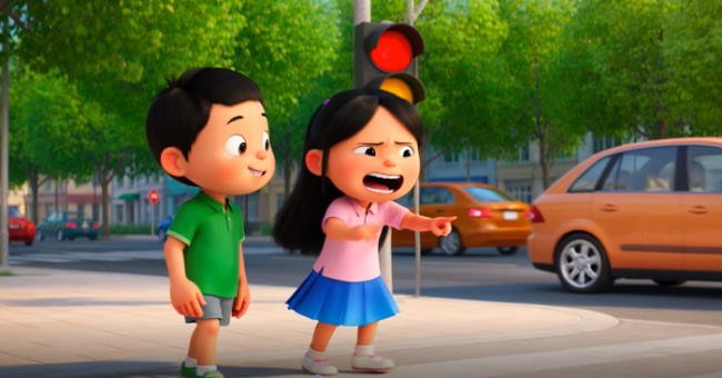 Video khởi động Đạo đức 3 Bài 9: Đi bộ an toàn