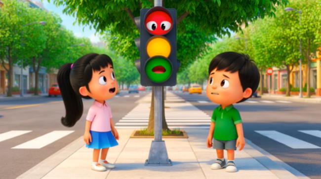 Video khởi động Đạo đức 3 Bài 9: Đi bộ an toàn