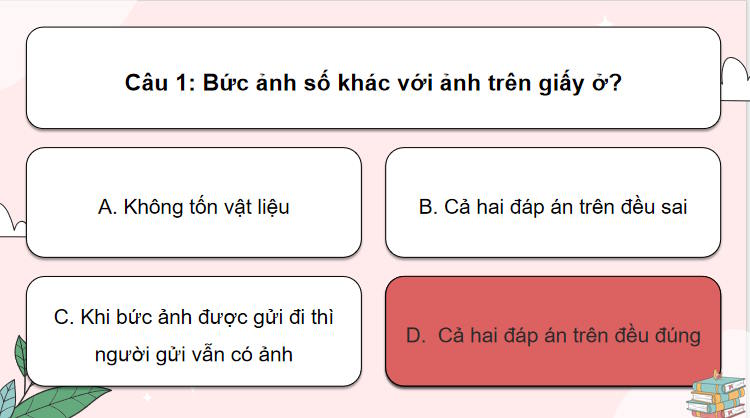 Trò chơi khởi động Tin học 8 Bài 2
